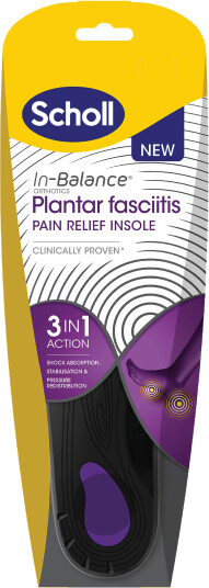 Scholl In Balance Innleggssåle Plantar Fascitt Small 37,5 39,5 1 par Scholl In Balance Innleggssåle Plantar Fascitt Small 37,5 39,5 1 par