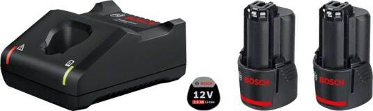 Bosch Startsett 2x2,0Ah GBA 12V Med Lader GAL 12V-40 Bosch Startsett 2x2,0Ah GBA 12V Med Lader GAL 12V-40