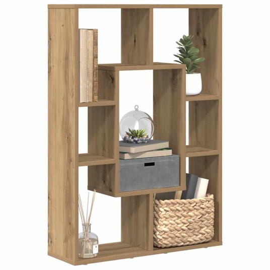 Bokhylle artisan eik 63x20x90 cm konstruert tre Bokhylle artisan eik 63x20x90 cm konstruert tre