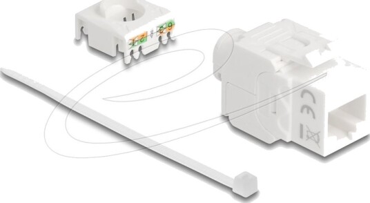 Delock Rj 45 Cat 6A Utp Hvit