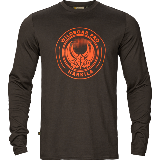 Härkila Men"s Game Long Sleeve T-Shirt Shadow Brown Wildboar L