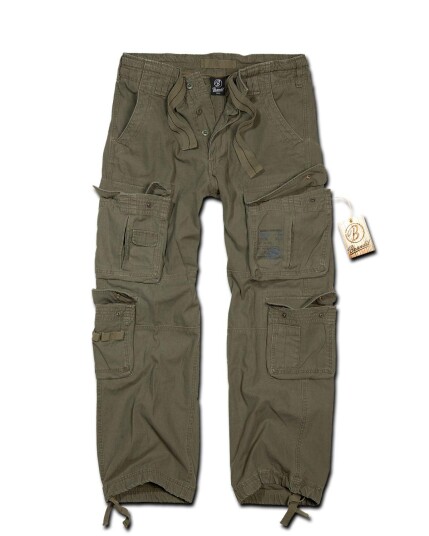 Brandit Pure Vintage Cargobukser Oliven Grønn Oliven