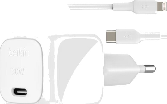 Belkin BoostCharge 30W Lader Lightning Belkin BoostCharge 30W Lader Lightning