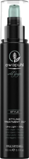 Awapuhi Wild Ginger By Paul Mitchell Style Paraben-Free Hair Oil Treatment Soft & Silky Texture 150 ml Awapuhi Wild Ginger By Paul Mitchell Style Paraben-Free Hair Oil Treatment Soft & Silky Texture 150 ml
