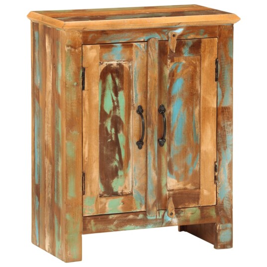  Skjenk med 2 dører 55x30x70 cm gjenvunnet heltre 8720845731076