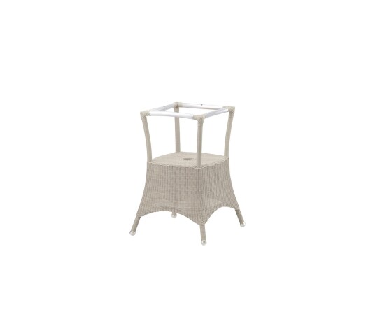 Cane line Lansing spisebord understell Sand 50 x 50 cm Brun