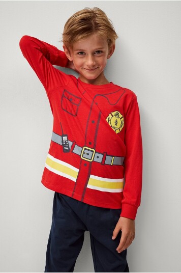 Ellos Collection   Pyjamas Thomas   Rød