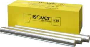 Isover Alu-Rørskål 54x20mm 1,2m Tapelock Alu2