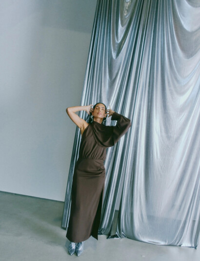 Copenhagen Muse Cmsana Dress   Brown   L