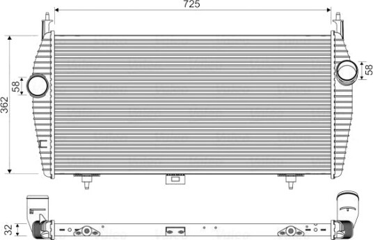 Intercooler VALEO 818335