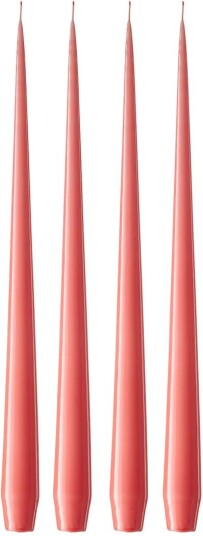 ester & erik lys 4 stk. lakket Coral reef 26 42 cm ester & erik lys 4 stk. lakket Coral reef 26 42 cm