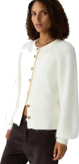 Guest In Residence Grizzly sculpted cardigan S hvit dame