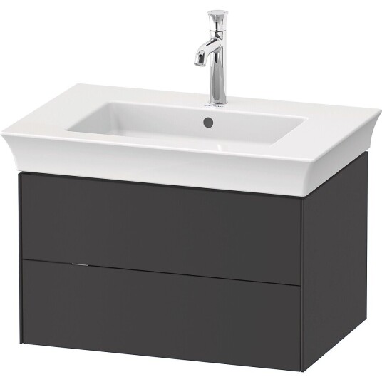 Duravit White Tulip Servantskap 2 skuf. 68,4x45,8x41 cm Grafitt Matt