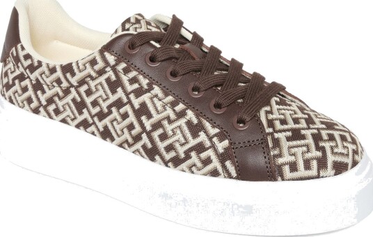 Tommy Hilfiger Th Chic Platform Monogram Brown 39