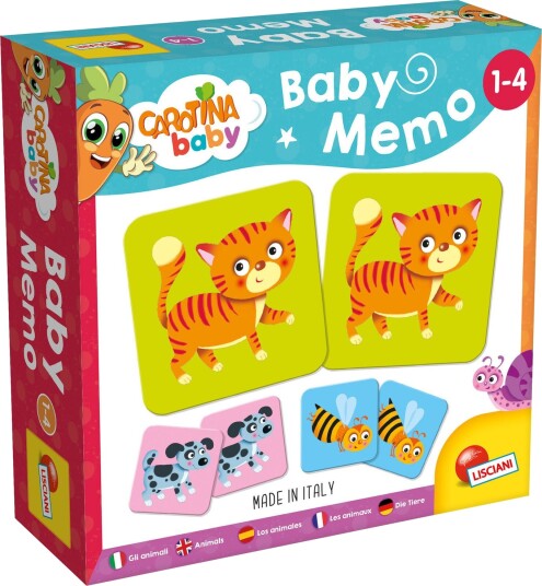 Lisciani Carotina Memo Med Dyr 1-4 År