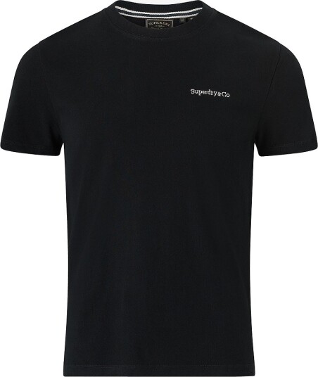 Superdry T skjorte Essential Company Logo Tee Svart