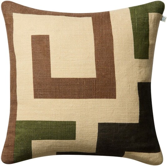 Chhatwal & Jonsson Aman putetrekk 50x50 cm Taupe cactus green brown
