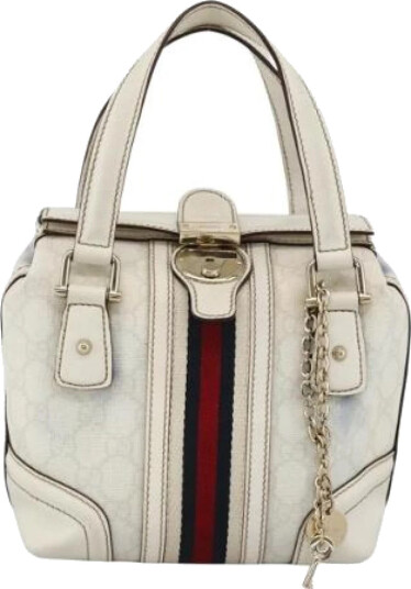 Gucci Vintage Dame Hvit Gucci Vintage Dame Hvit