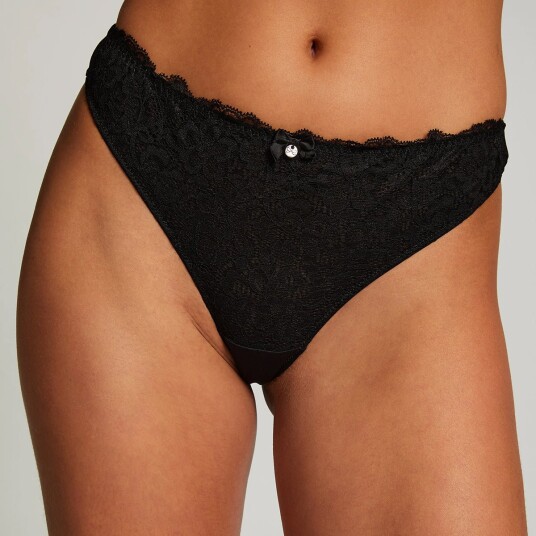 Hunkemöller Marine Thong Svart L Hunkemöller Marine Thong Svart L