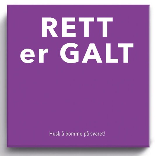 Spill Rett Eller Galt Spill Rett Eller Galt