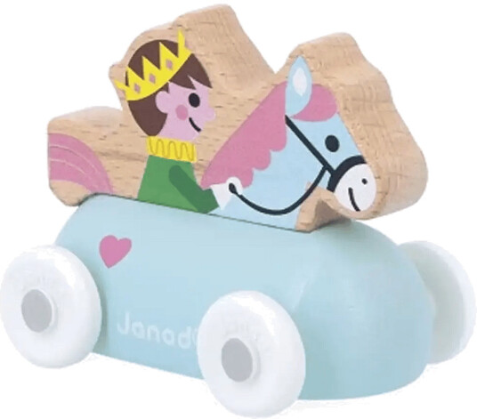 Janod Janod - Cross Roads - Prince Car - Blue - ONE SIZE