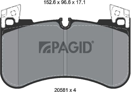 PAGID T2790N Bremseklosser