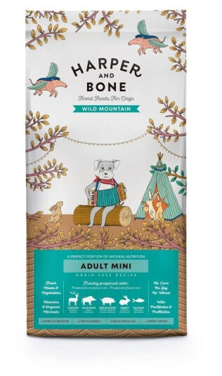 Harper And Bone Dog Adult Mini Wild Mountain Tørrfôr (10 kg) Harper And Bone Dog Adult Mini Wild Mountain Tørrfôr (10 kg)