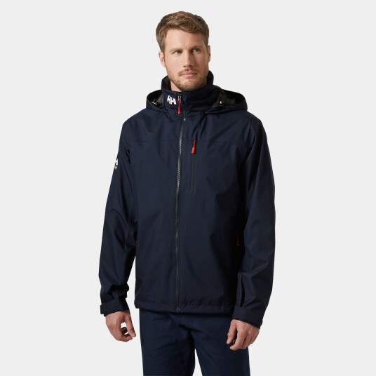 Helly Hansen Crew Seilerjakke Med Hette 2.0 Herre Marineblå L Helly Hansen Crew Seilerjakke Med Hette 2.0 Herre Marineblå L
