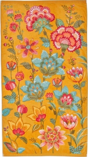 Pip Studio Pip Sunny Side Up B.Towel Yellow 100X180 Pip Studio Pip Sunny Side Up B.Towel Yellow 100X180