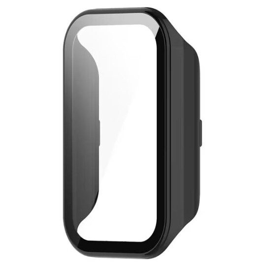 Beskyttelsesdeksel med herdet film for Xiaomi Band 8 Active og Redmi Band 2 Svart Beskyttelsesdeksel med herdet film for Xiaomi Band 8 Active og Redmi Band 2 Svart