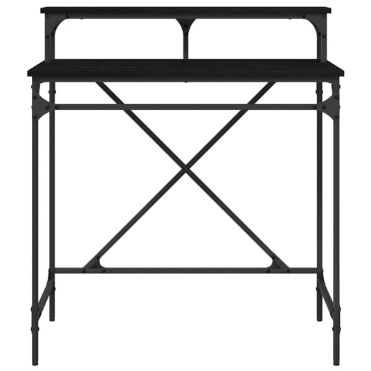 Skrivebord Svart Eik 80 x 50 x 90 cm Konstruert tre Skrivebord Svart Eik 80 x 50 x 90 cm Konstruert tre