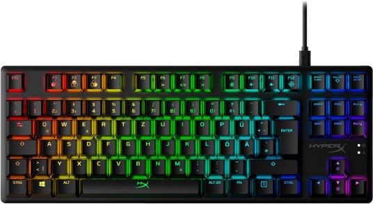 HyperX Alloy Origins Core Mekanisk Gamingtastatur RGB USB-C Svart