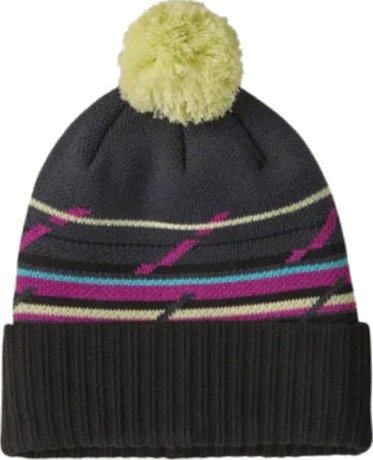 Patagonia Kids Powder Town Beanie Mountain Geo: Smolder Blue
