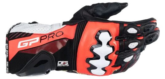 Alpinestars MC-Hansker GP Pro R4 Svart-Rød Fluo-Hvit Alpinestars MC-Hansker GP Pro R4 Svart-Rød Fluo-Hvit