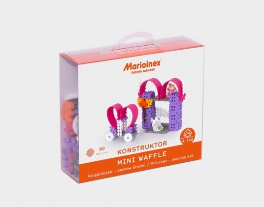 Marioinex Klocki Mini Waffle Princess Medium Blisterpakning