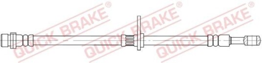 Bremseslange QUICK BRAKE 58.853 Bremseslange QUICK BRAKE 58.853