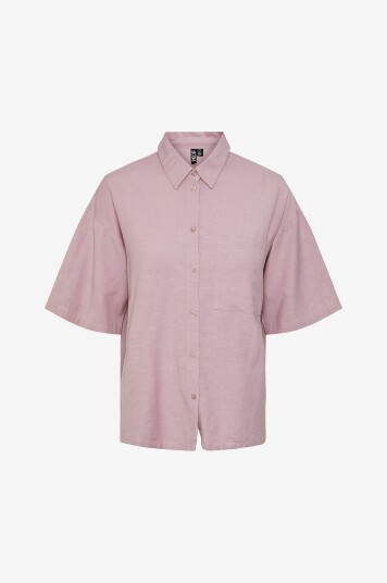pieces - Skjorte pcMilano SS Shirt - Rosa