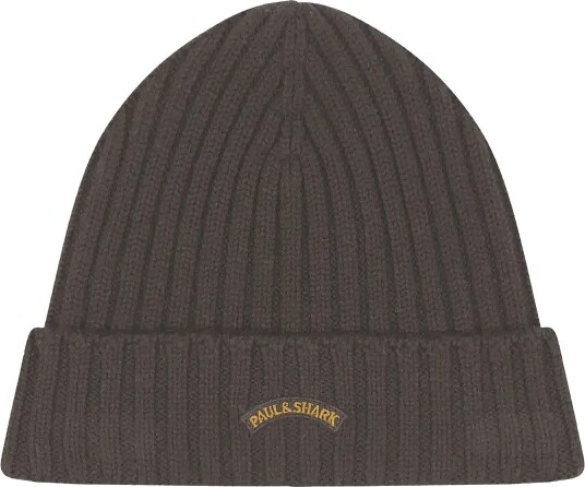 Paul & Shark Paul & Shark Men"s Woollen Hat - MELANGE TAUPE - One Size