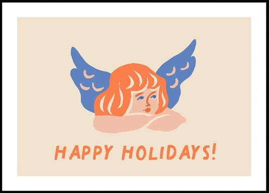 Happychristmasno66 Poster Plakat / 21x30cm