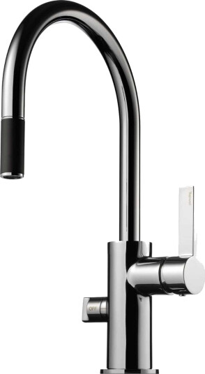 Tapwell Arm385 med Uttrekkbar tut og Avstengning Krom (TA-9426341)