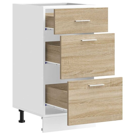  Underskap sonoma eik 40x46x81,5 cm konstruert tre 8721158425591