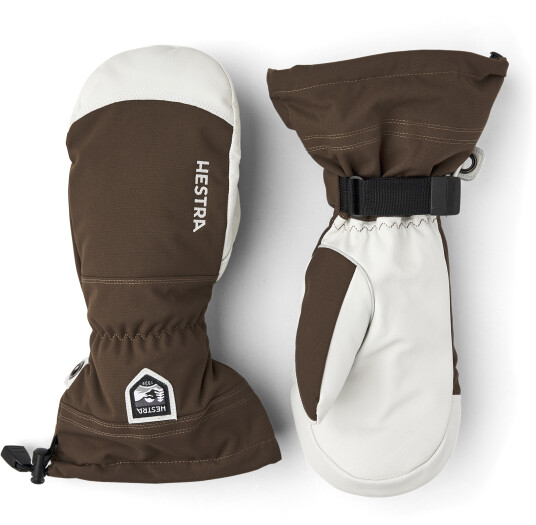 Hestra Army Leather Heli Ski Mitt Espresso 10