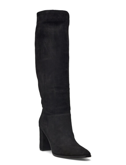 Lauren Ralph Lauren Artizan Suede Tall Boot - Black - 40