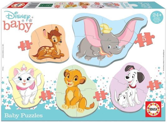 Educa - Baby Disney Animals puzzles 80-18591 Educa - Baby Disney Animals puzzles 80-18591