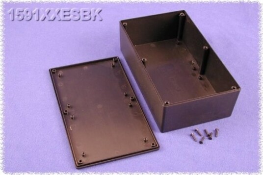 Hammond Electronics 1591Xxesbk Universalkapsling 193 X 113 X 62 Abs Sort 1 Stk.