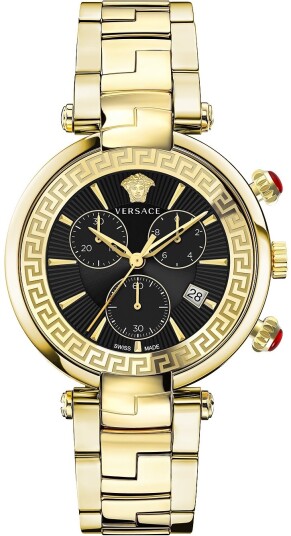 Versace Herreklokke VE2M00621 Revive Sort/Gulltonet stål Ø41 mm