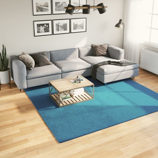  Teppe OVIEDO kort luv turkis 240x240 cm 8721012232075