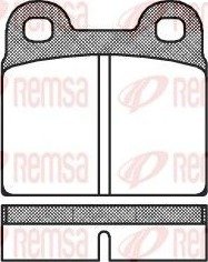 Bremseklosser REMSA 0007.00