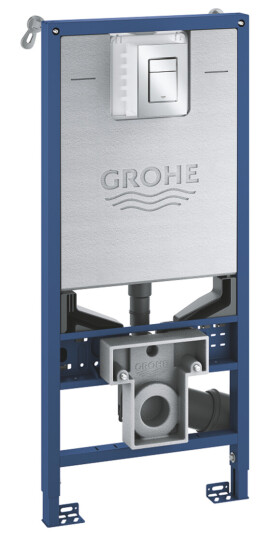 GROHE RAPID SLX 3-I-1 SISTERNE M/KROM TRYKKPLATE 113 CM GROHE RAPID SLX 3-I-1 SISTERNE M/KROM TRYKKPLATE 113 CM