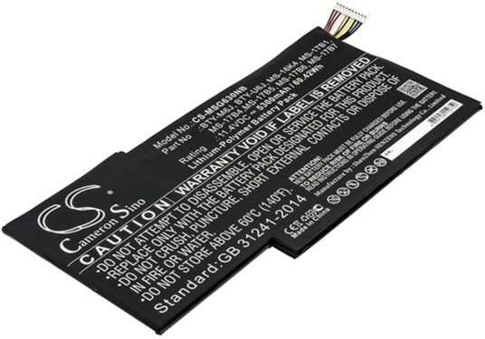 Batteri til MSI GS63 7RE Stealth Pro MSG630NB